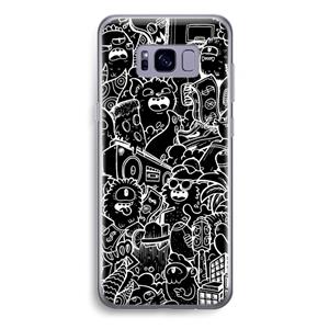 CaseCompany Vexx Black City : Samsung Galaxy S8 Plus Transparant Hoesje