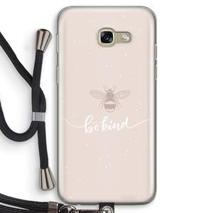 CaseCompany Be(e) kind: Samsung Galaxy A5 (2017) Transparant Hoesje met koord