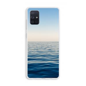 CaseCompany Water horizon: Galaxy A71 Transparant Hoesje