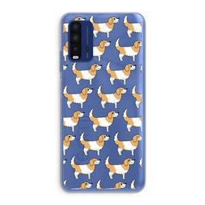 CaseCompany Doggy: Xiaomi Redmi 9T Transparant Hoesje