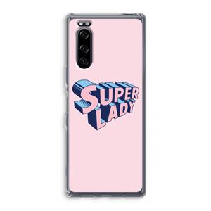 CaseCompany Superlady: Sony Xperia 5 Transparant Hoesje