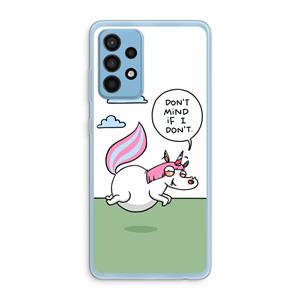CaseCompany Unicorn: Samsung Galaxy A52 Transparant Hoesje