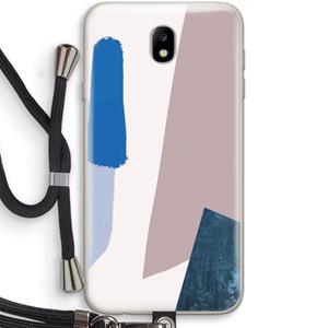 CaseCompany Lapis: Samsung Galaxy J7 (2017) Transparant Hoesje met koord