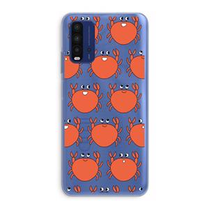 CaseCompany Krab: Xiaomi Redmi 9T Transparant Hoesje