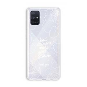 CaseCompany Good stories: Galaxy A71 Transparant Hoesje