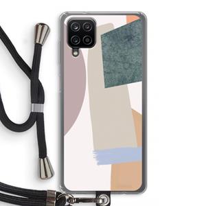 CaseCompany Lindo: Samsung Galaxy A12 Transparant Hoesje met koord