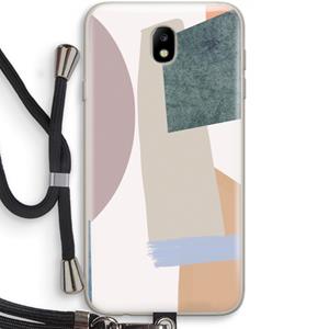 CaseCompany Lindo: Samsung Galaxy J7 (2017) Transparant Hoesje met koord