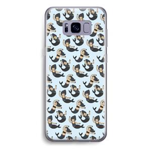 CaseCompany Zeemeermin: Samsung Galaxy S8 Plus Transparant Hoesje
