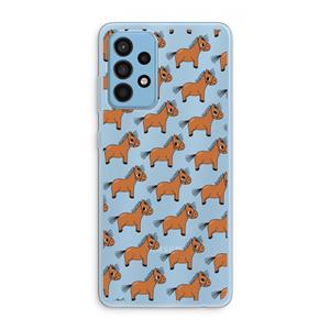 CaseCompany Pony: Samsung Galaxy A52 Transparant Hoesje