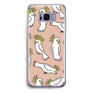 CaseCompany Papegaai: Samsung Galaxy S8 Plus Transparant Hoesje