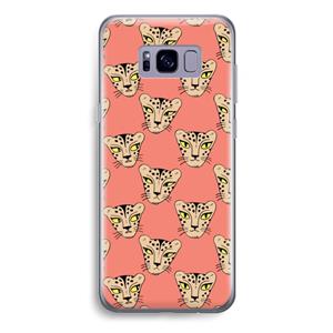 CaseCompany Tijger: Samsung Galaxy S8 Plus Transparant Hoesje