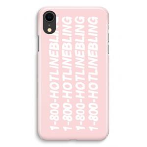 CaseCompany Hotline bling pink: iPhone XR Volledig Geprint Hoesje