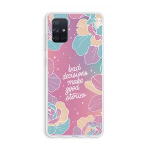 CaseCompany Good stories: Galaxy A71 Transparant Hoesje