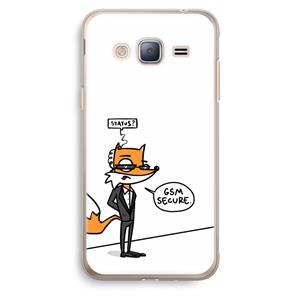 CaseCompany GSM secure: Samsung Galaxy J3 (2016) Transparant Hoesje