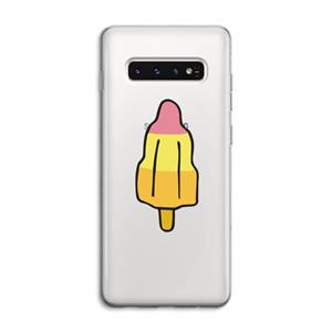 CaseCompany Raketijsje: Samsung Galaxy S10 4G Transparant Hoesje