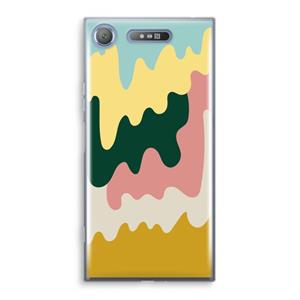 CaseCompany Baar B: Sony Xperia XZ1 Transparant Hoesje