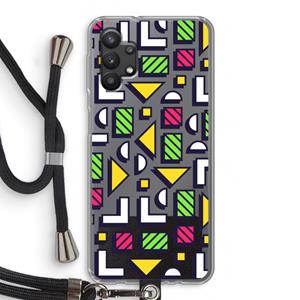 CaseCompany 8-bit N°4: Samsung Galaxy A32 5G Transparant Hoesje met koord