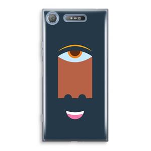 CaseCompany Mono M: Sony Xperia XZ1 Transparant Hoesje