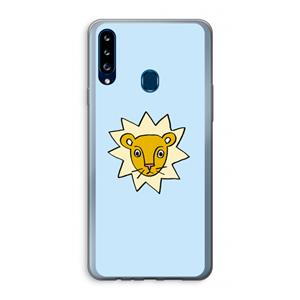 CaseCompany Kleine leeuw: Samsung Galaxy A20s Transparant Hoesje
