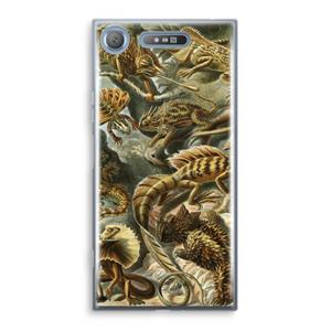 CaseCompany Haeckel Lacertilia: Sony Xperia XZ1 Transparant Hoesje