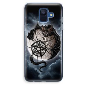 CaseCompany Volle maan: Samsung Galaxy A6 (2018) Transparant Hoesje