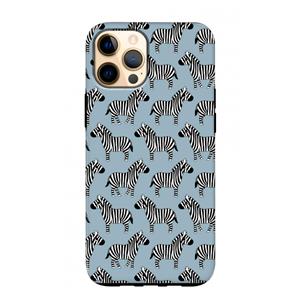 CaseCompany Zebra: iPhone 12 Pro Max Tough Case
