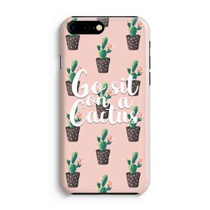 CaseCompany Cactus quote: iPhone 8 Plus Volledig Geprint Hoesje
