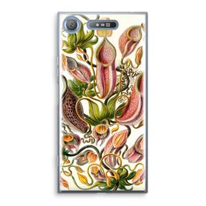 CaseCompany Haeckel Nepenthaceae: Sony Xperia XZ1 Transparant Hoesje