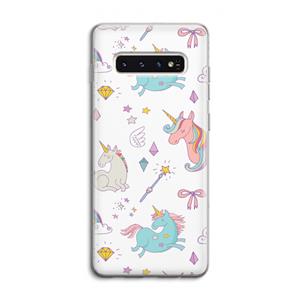 CaseCompany Fantasiewereld: Samsung Galaxy S10 4G Transparant Hoesje