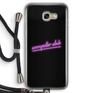 CaseCompany Vice Black: Samsung Galaxy A5 (2017) Transparant Hoesje met koord