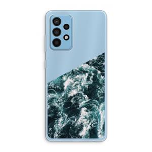 CaseCompany Zee golf: Samsung Galaxy A52 Transparant Hoesje