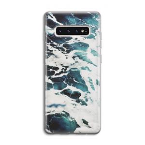 CaseCompany Golven: Samsung Galaxy S10 4G Transparant Hoesje