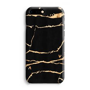 CaseCompany Gouden marmer: iPhone 8 Plus Volledig Geprint Hoesje