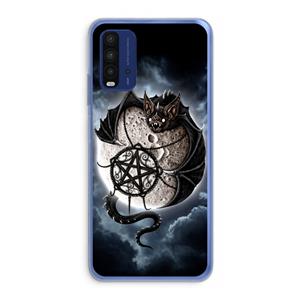 CaseCompany Volle maan: Xiaomi Redmi 9T Transparant Hoesje