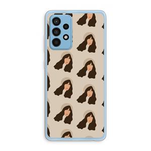 CaseCompany Bonjour mon amour: Samsung Galaxy A52 Transparant Hoesje
