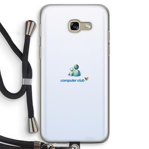 CaseCompany MSN: Samsung Galaxy A5 (2017) Transparant Hoesje met koord