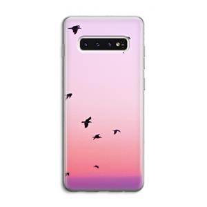 CaseCompany Fly away: Samsung Galaxy S10 4G Transparant Hoesje