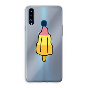 CaseCompany Raketijsje: Samsung Galaxy A20s Transparant Hoesje