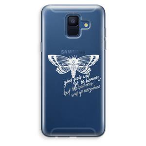 CaseCompany Good or bad: Samsung Galaxy A6 (2018) Transparant Hoesje