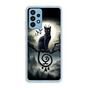 CaseCompany Moonlight Companions: Samsung Galaxy A52 Transparant Hoesje