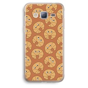 CaseCompany Croissant: Samsung Galaxy J3 (2016) Transparant Hoesje