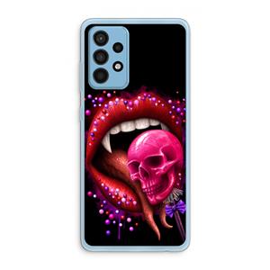 CaseCompany Dodelijk zoet: Samsung Galaxy A52 Transparant Hoesje