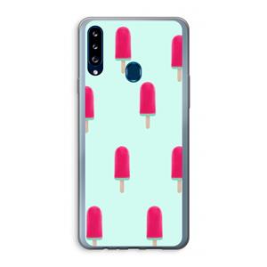 CaseCompany Waterijsje: Samsung Galaxy A20s Transparant Hoesje