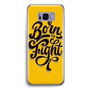 CaseCompany Born to Fight: Samsung Galaxy S8 Plus Transparant Hoesje