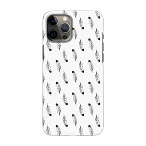 CaseCompany Pluimen: Volledig geprint iPhone 12 Hoesje