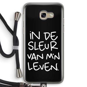 CaseCompany De Sleur: Samsung Galaxy A5 (2017) Transparant Hoesje met koord