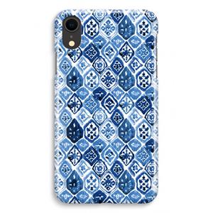 CaseCompany Blauw motief: iPhone XR Volledig Geprint Hoesje