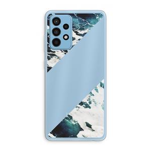 CaseCompany Golven: Samsung Galaxy A52 Transparant Hoesje