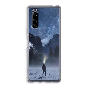 CaseCompany Wanderlust: Sony Xperia 5 Transparant Hoesje