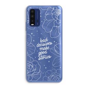 CaseCompany Good stories: Xiaomi Redmi 9T Transparant Hoesje